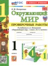 ГДЗ Окружающий мир 1 класс проверочные работы (плешаков) Погорелова Н.Ю. 2025 — готовые ответы и решения