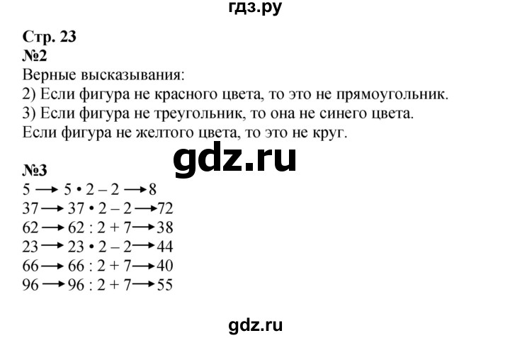 ГДЗ. Номера 7-13, Задание на полях - Страница 23 — Математика 3 класс Моро часть 2, Решебник 2015 №1
