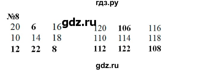 ГДЗ. Номера 1-8 - Страница 84 — Математика 3 класс Моро часть 2, Решебник 2015 №1