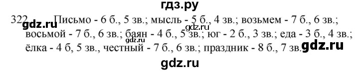 ГДЗ по русскому языку за 5 класс Ладыженская, Баранов, Тростенцова ответ на номер 322, Решебник 2021