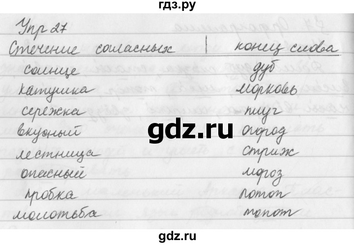 ГДЗ по русскому языку за 5 класс Ладыженская, Баранов, Тростенцова ответ на номер 27, Решебник №1 2019