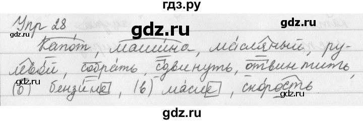 ГДЗ по русскому языку за 5 класс Ладыженская, Баранов, Тростенцова ответ на номер 28, Решебник №1 2019
