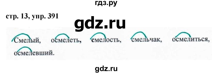 ГДЗ по русскому языку за 5 класс Ладыженская, Баранов, Тростенцова ответ на номер 391, Решебник 2016