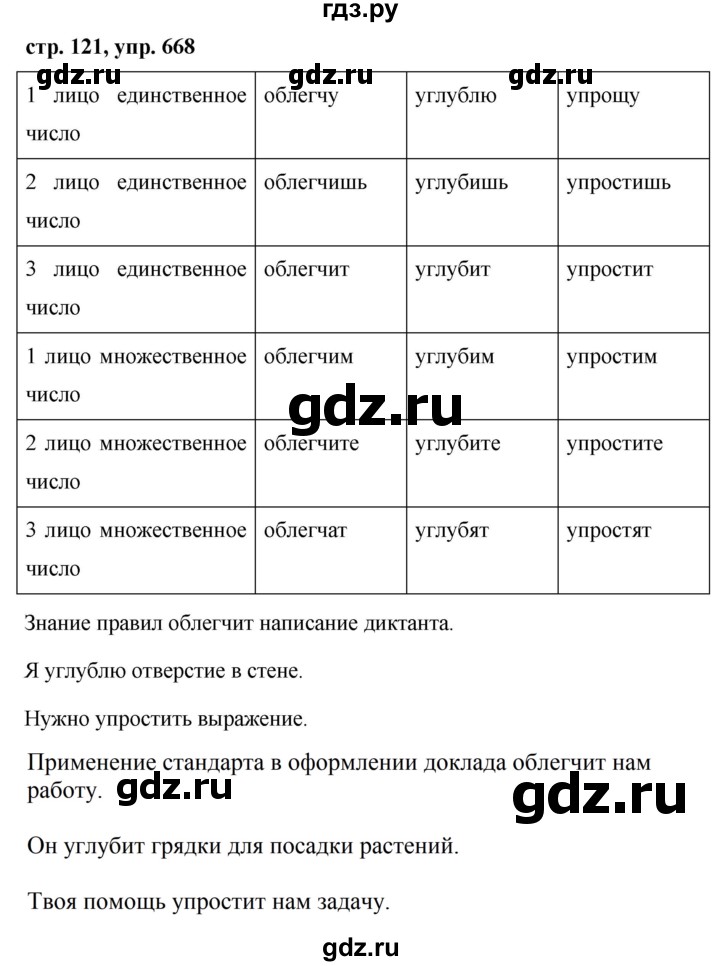 ГДЗ по русскому языку за 5 класс Ладыженская, Баранов, Тростенцова ответ на номер 668, Решебник 2016