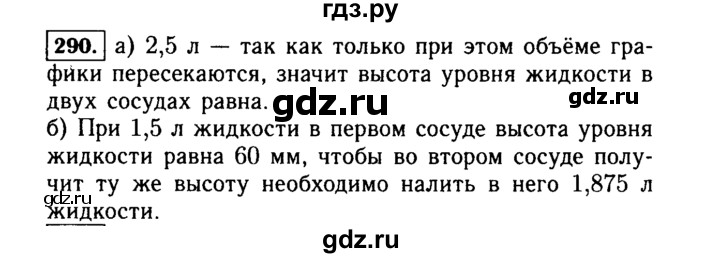 ГДЗ по Алгебре за 7 класс Макарычев, Миндюк, Нешков ответ на номер 290, Решебник 2015