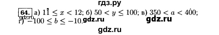 ГДЗ по Алгебре за 7 класс Макарычев, Миндюк, Нешков ответ на номер 64, Решебник 2015