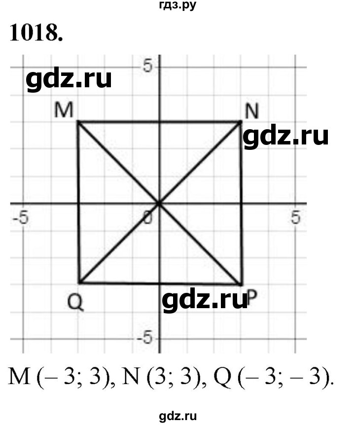 ГДЗ по Геометрия за 7-9 классы Атанасян, Бутузов, Кадомцев ответ на задачу 1018, Решебник 2026