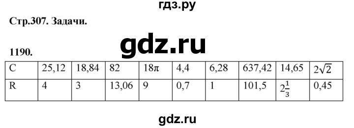 ГДЗ по Геометрия за 7-9 классы Атанасян, Бутузов, Кадомцев ответ на задачу 1190, Решебник 2026