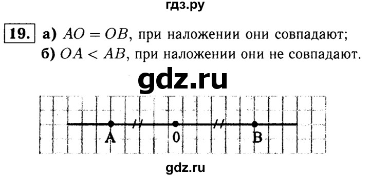 ГДЗ по Геометрия за 7-9 классы Атанасян, Бутузов, Кадомцев ответ на задачу 19, Решебник 2016 №2