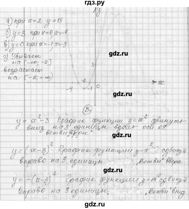 ГДЗ по алгебре 9 класс Ершова самостоятельные и контрольные работы алгебра / самостоятельная работа / С-3 - А2, Решебник