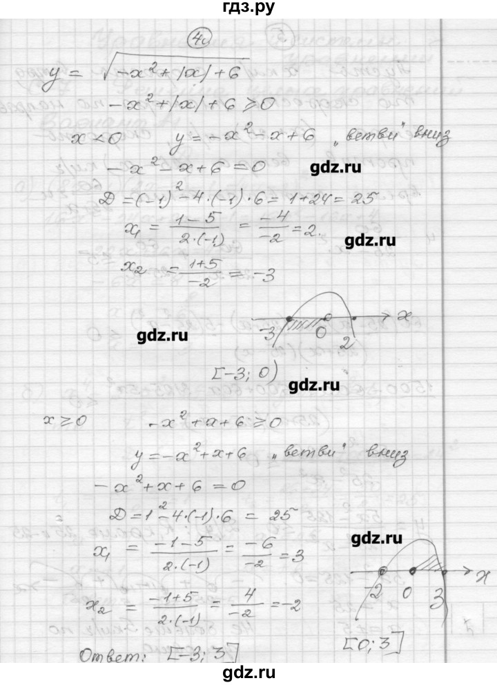 ГДЗ по алгебре 9 класс Ершова самостоятельные и контрольные работы алгебра / контрольная работа / К-2 - В2, Решебник