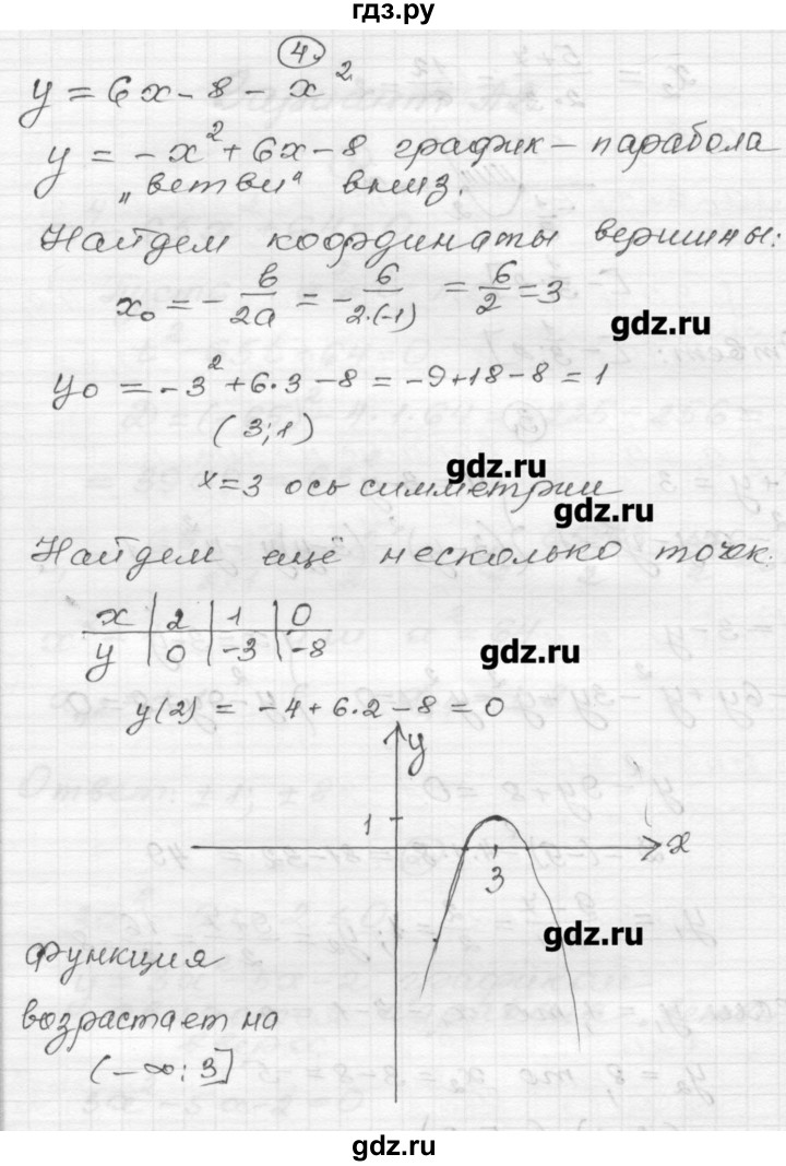 ГДЗ по алгебре 9 класс Ершова самостоятельные и контрольные работы алгебра / контрольная работа / К-9 - А1, Решебник