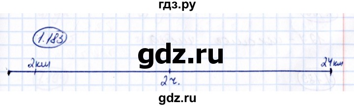 Гдз по математике за 5 класс Виленкин, Жохов, Чесноков ответ на номер № 1.183, Решебник 2021