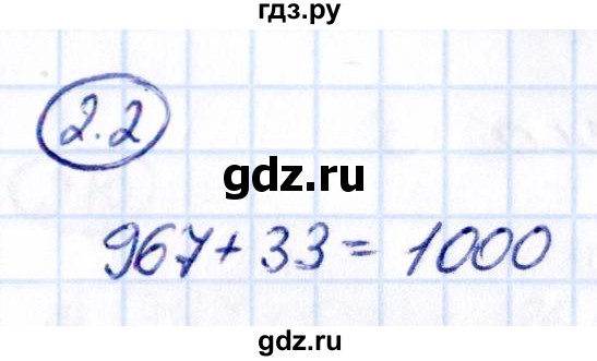 Гдз по математике за 5 класс Виленкин, Жохов, Чесноков ответ на номер № 2.2, Решебник 2021