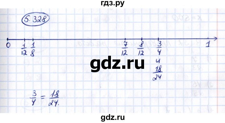 Гдз по математике за 5 класс Виленкин, Жохов, Чесноков ответ на номер № 5.328, Решебник 2021