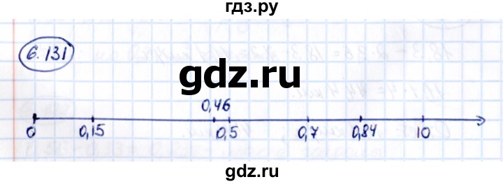 Гдз по математике за 5 класс Виленкин, Жохов, Чесноков ответ на номер № 6.131, Решебник 2021
