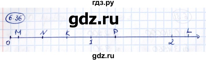 Гдз по математике за 5 класс Виленкин, Жохов, Чесноков ответ на номер № 6.36, Решебник 2021