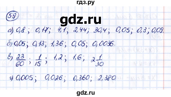 Гдз по математике за 5 класс Виленкин, Жохов, Чесноков ответ на номер № 8.2.59, Решебник 2021