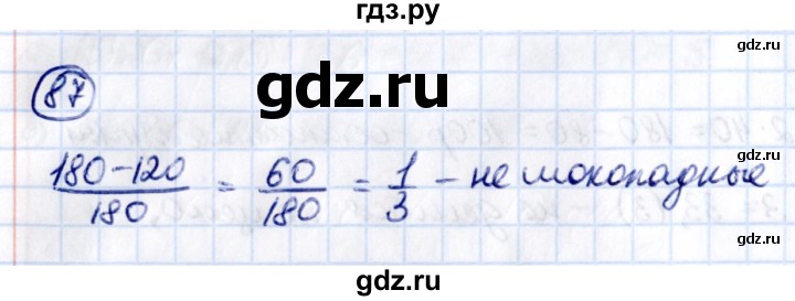 Гдз по математике за 5 класс Виленкин, Жохов, Чесноков ответ на номер № 8.2.87, Решебник 2021